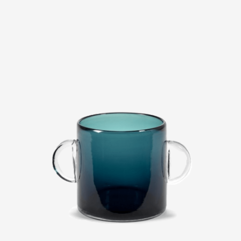 Vase bleu foncé Wind & Fire – Image 2