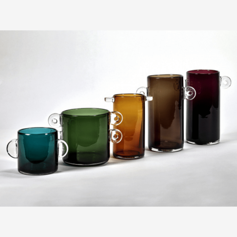 Vase bleu foncé Wind & Fire – Image 4