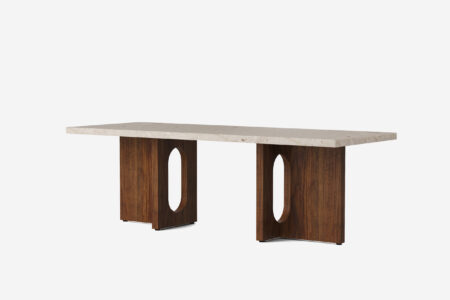 table basse androgyne — bois