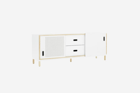 Enfilade Kabino avec tiroirs – Blanc