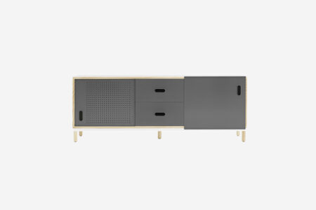 Enfilade Kabino avec tiroirs – Gris