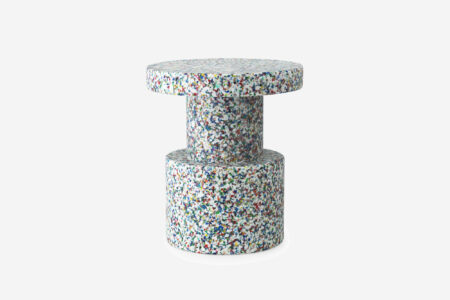 tabouret bit white multi
