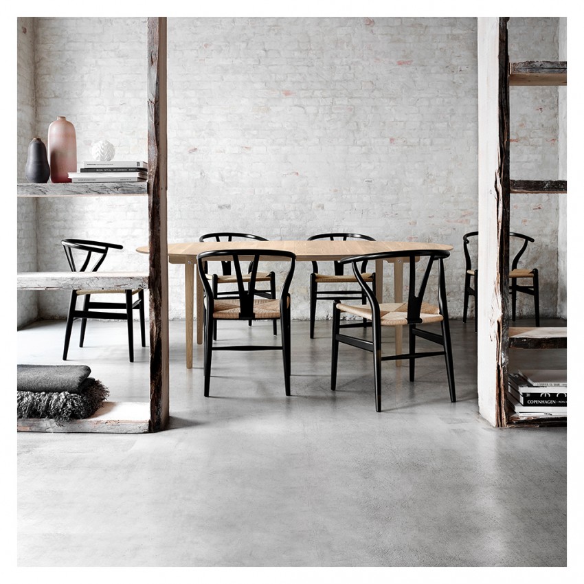 Chaise CH24 Wishbone en corde naturelle – Image 5