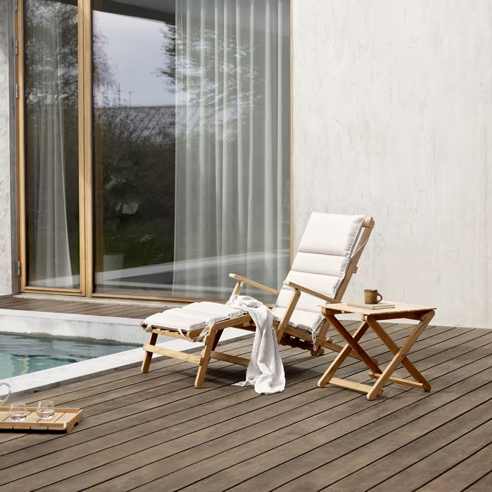 Fauteuil Pliable Deck Avec Repose-Pieds BM5565 – Image 2