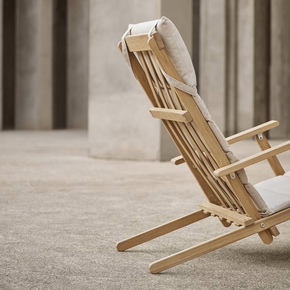 Fauteuil Pliable Deck Avec Repose-Pieds BM5565 – Image 3