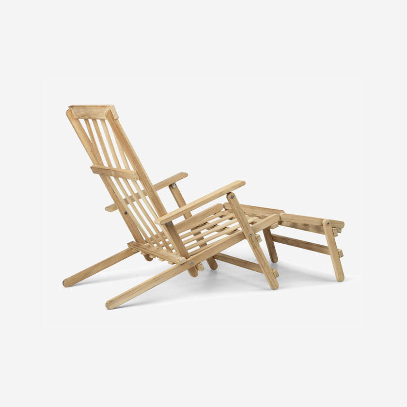 Fauteuil Pliable Deck Avec Repose-Pieds BM5565 – Image 6