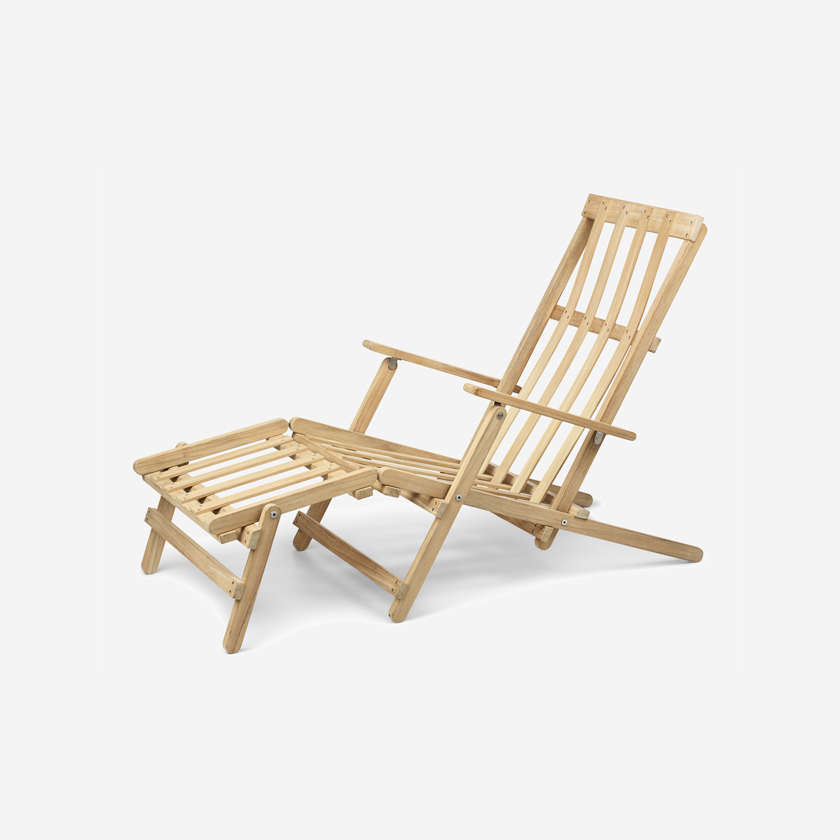 Fauteuil Pliable Deck Avec Repose-Pieds BM5565 – Image 8