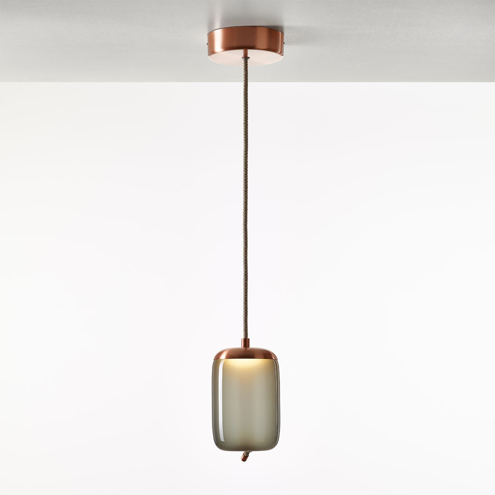 Suspension Knot Small PC1034 - Smoke Brown et Copper – Image 4