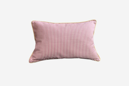 Coussin à Rayures Fines - Rose - 40x55