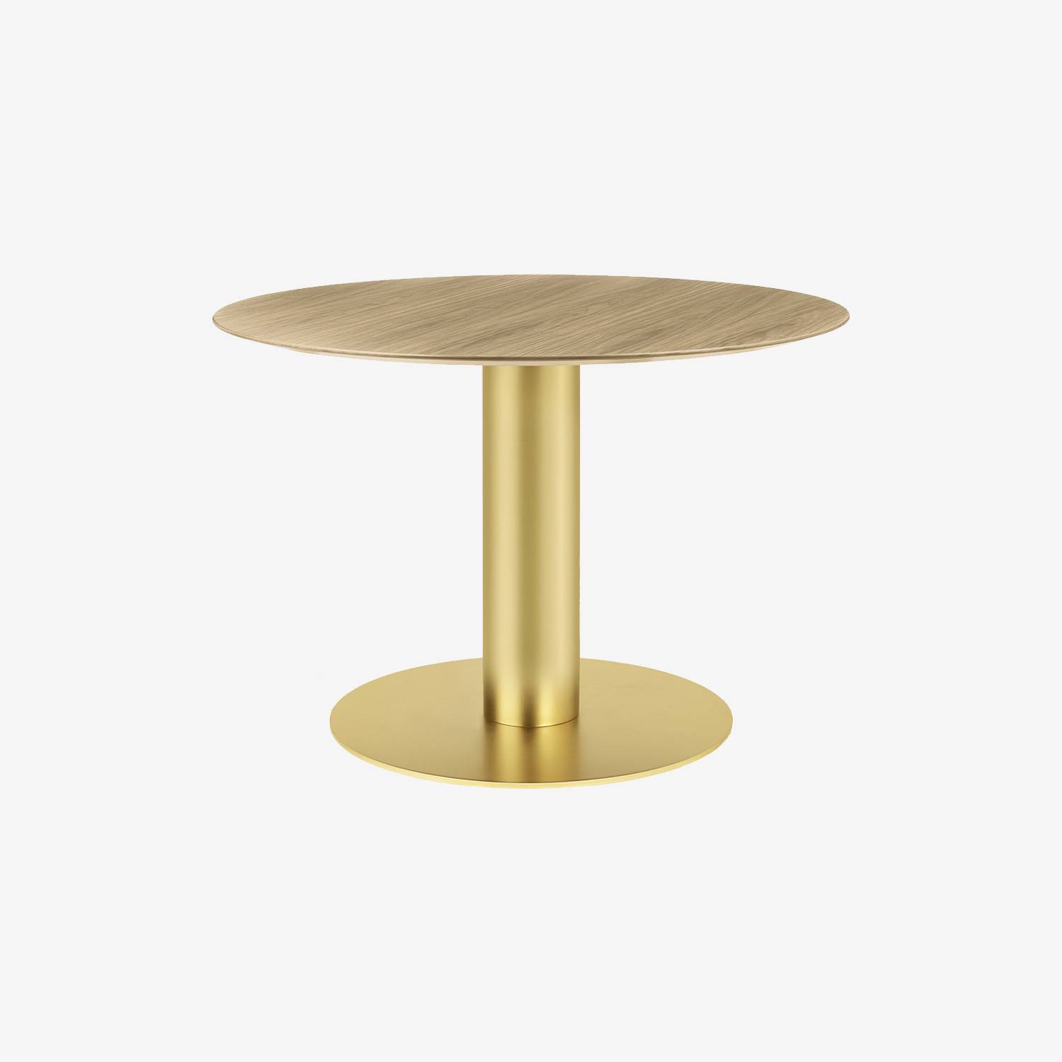 Table ronde Gubi 2.0 - Ø 110 - Base laiton – Image 18