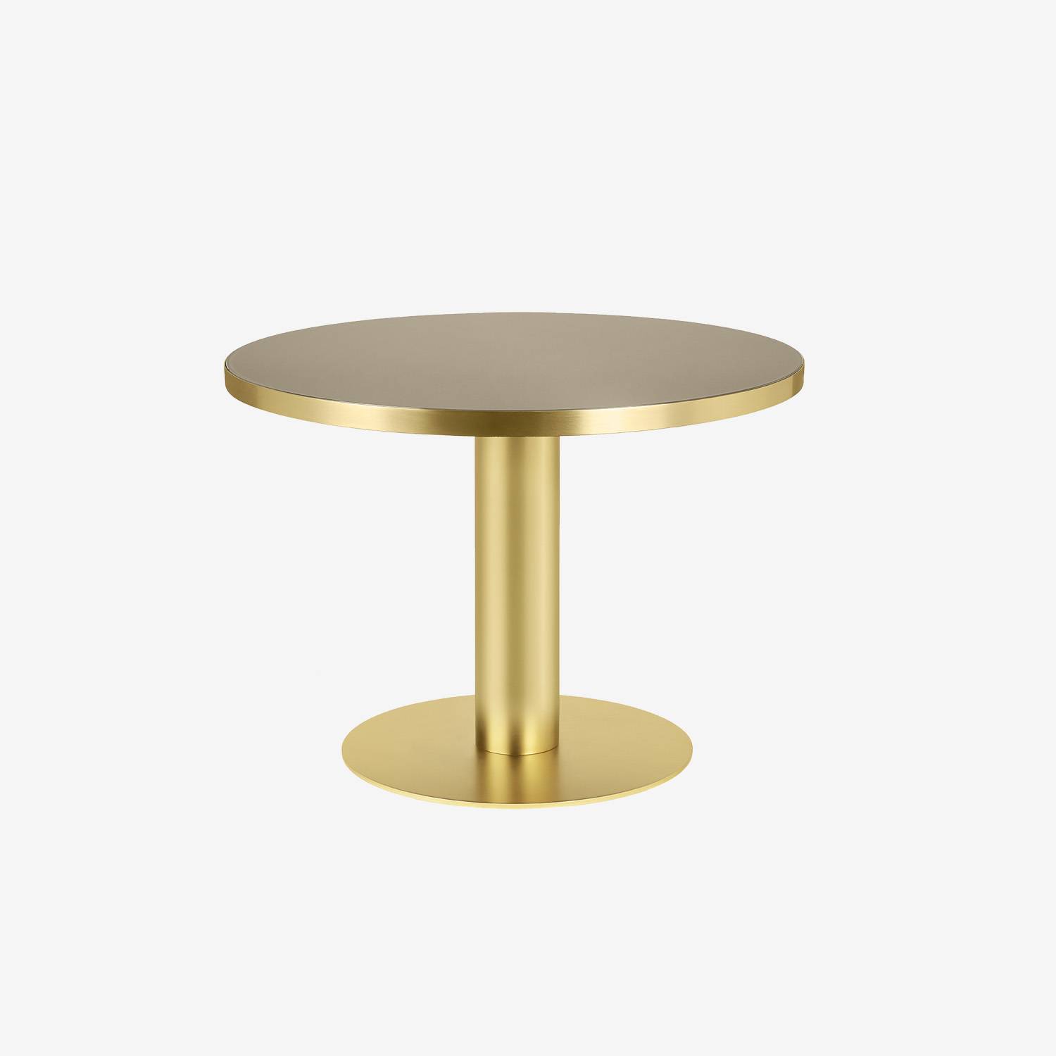 Table ronde Gubi 2.0 - Ø 110 - Base laiton