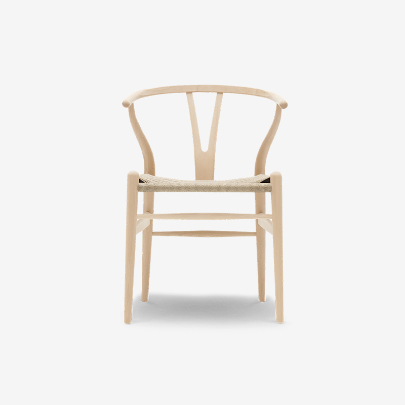 Chaise CH24 Wishbone en corde naturelle