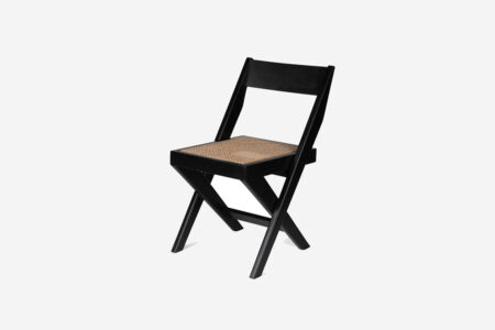 Chaise Library - Charcoal Black