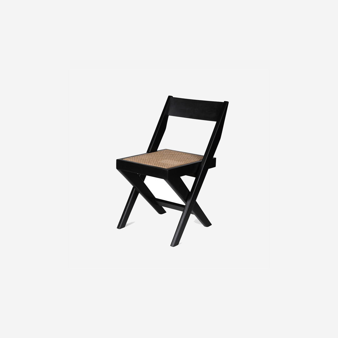 Chaise Library - Charcoal Black