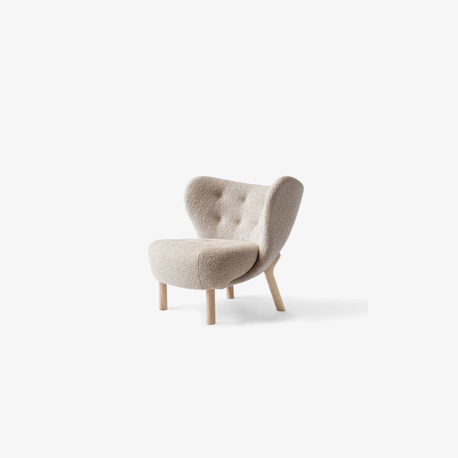Fauteuil Little Petra VB1 - Chêne Huilé Blanc