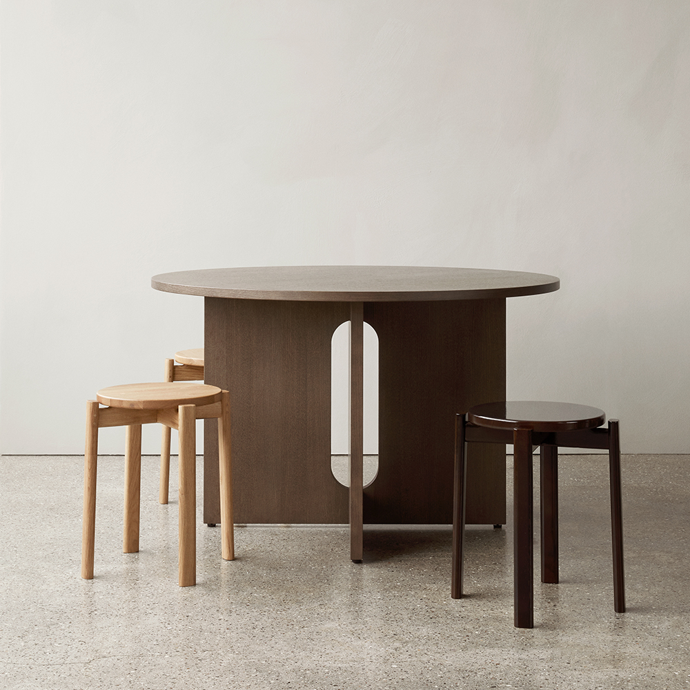 Table à manger Androgyne Ronde — 120cm — Bois – Image 3