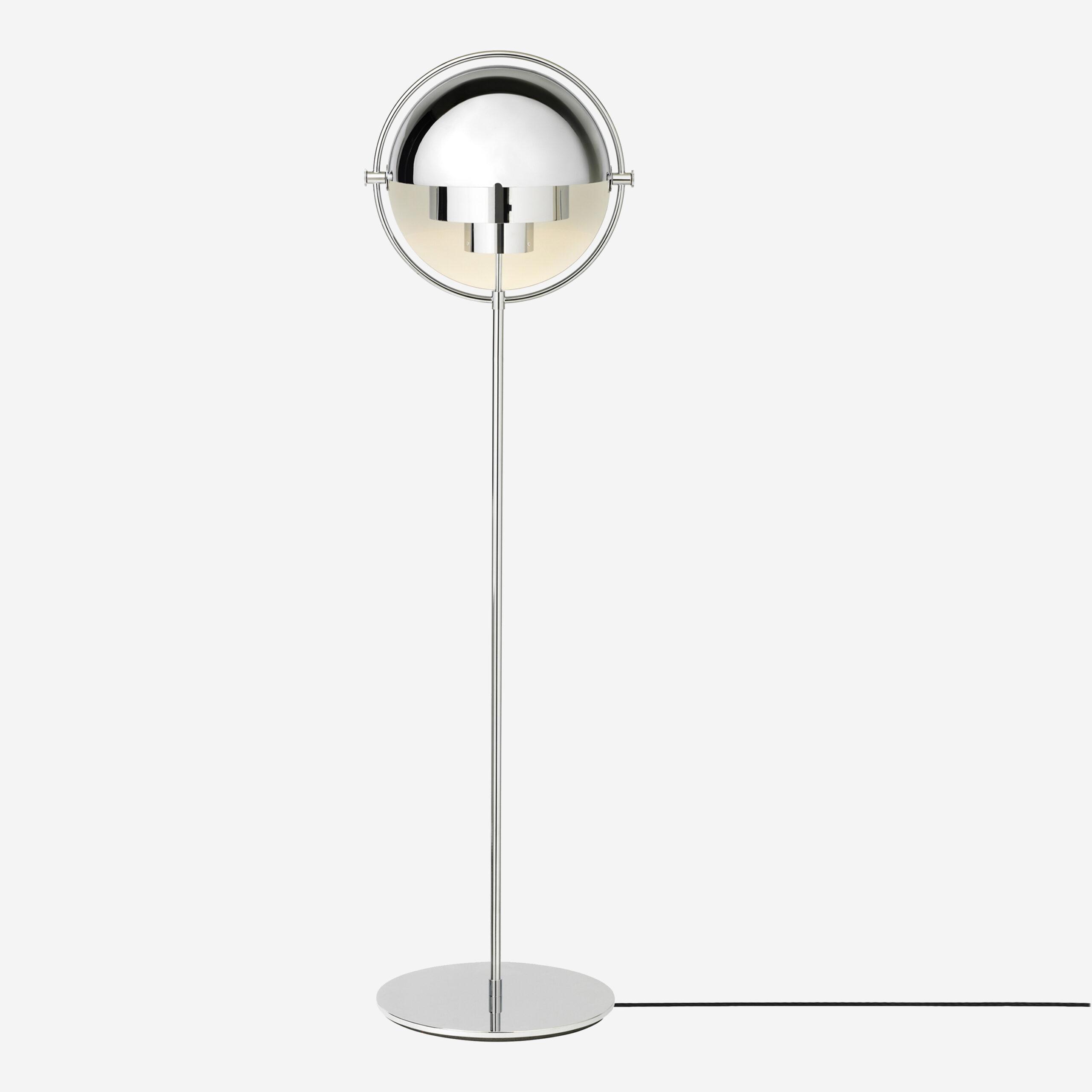 lampadaire multi lite chrome