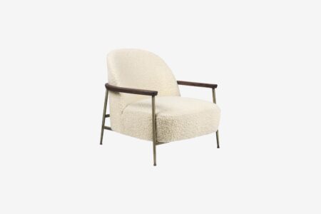 Fauteuil Séjour avec accoudoirs - Laiton antique
