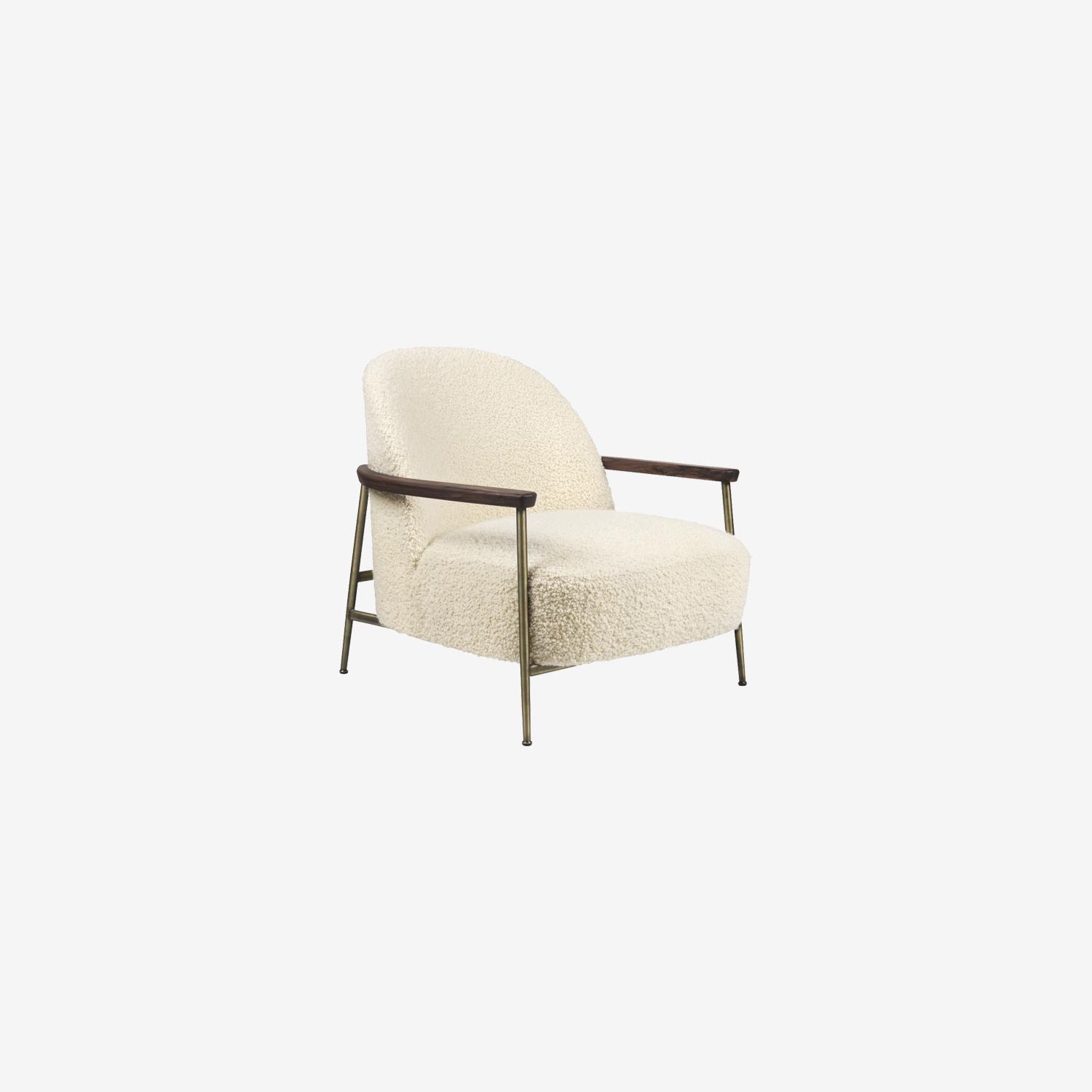 Fauteuil Séjour avec accoudoirs - Laiton antique