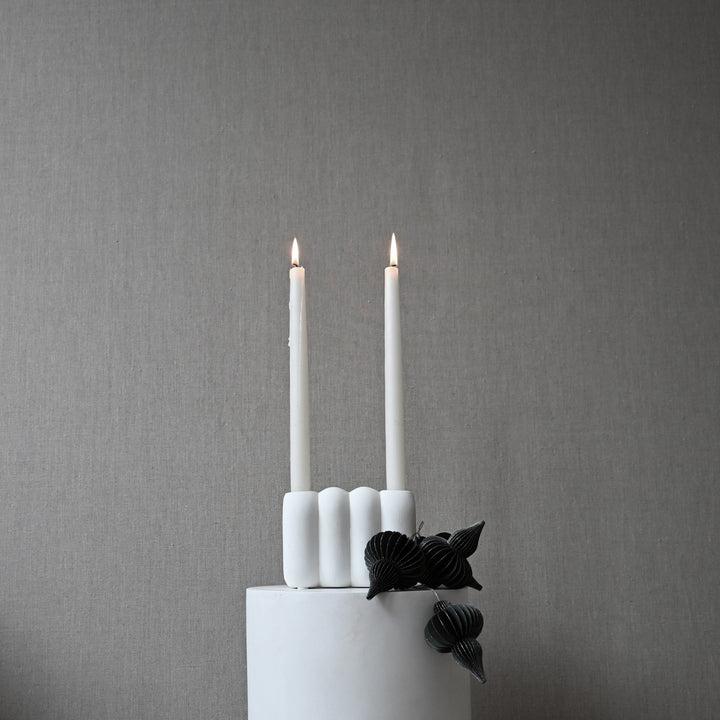 Bougeoir Tube Mini - Blanc – Image 2
