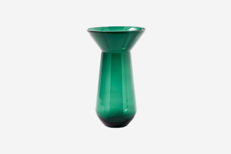 vase thick neck — dark purple
