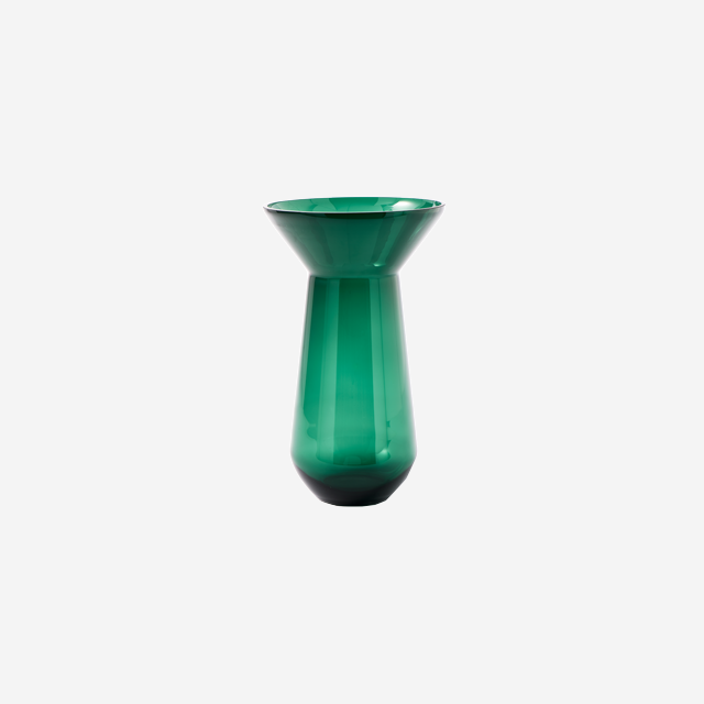 vase thick neck — dark purple