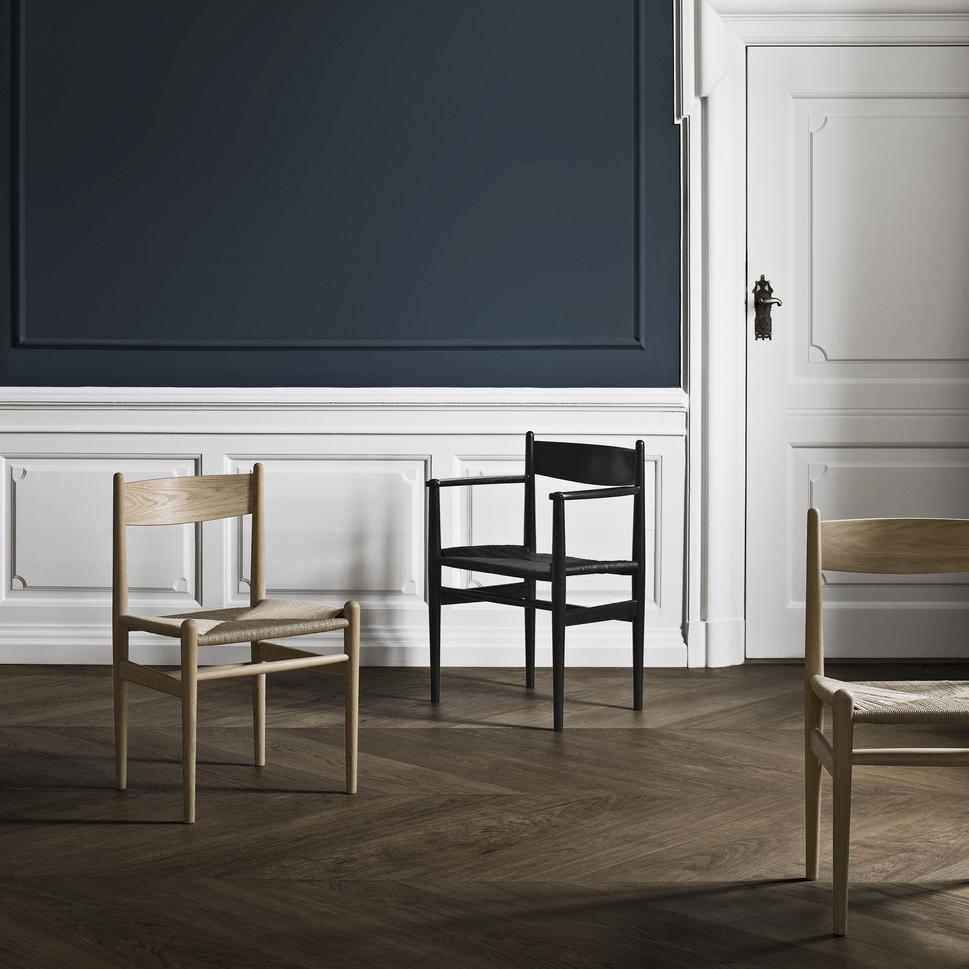 Chaise CH37 en corde naturelle – Image 3