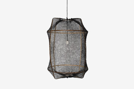 Z1 - bambou  noir et sisal tissé