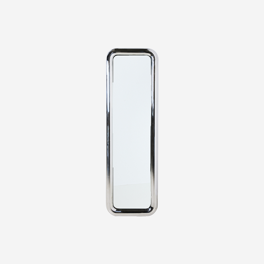 Miroir Chubby sur Pied - Chrome