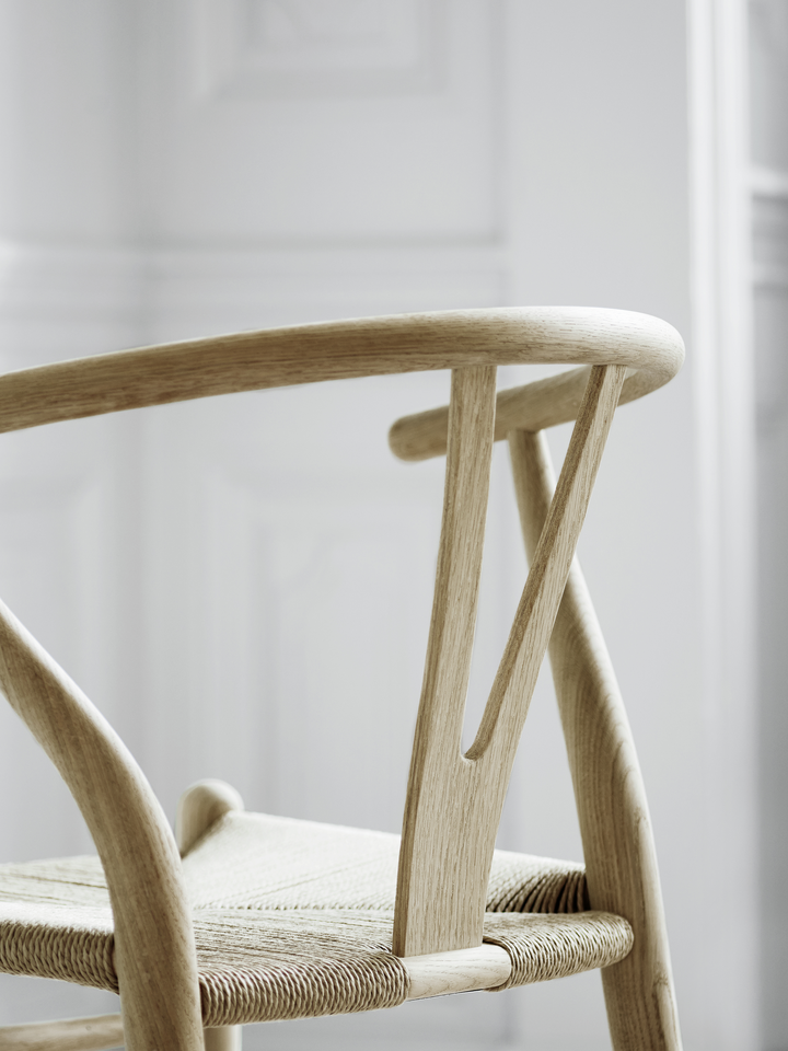 Chaise CH24 Wishbone en corde naturelle – Image 3
