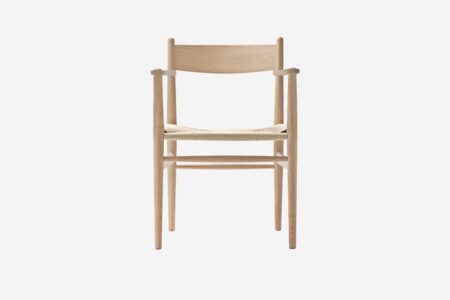 Chaise CH37 en corde naturelle