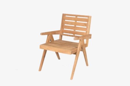 Chaise Dining Easy Lounge - Teak Outdoor