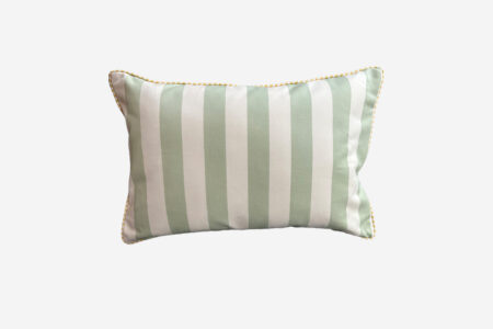 coussin-a-rayures-larges-vert-40x55