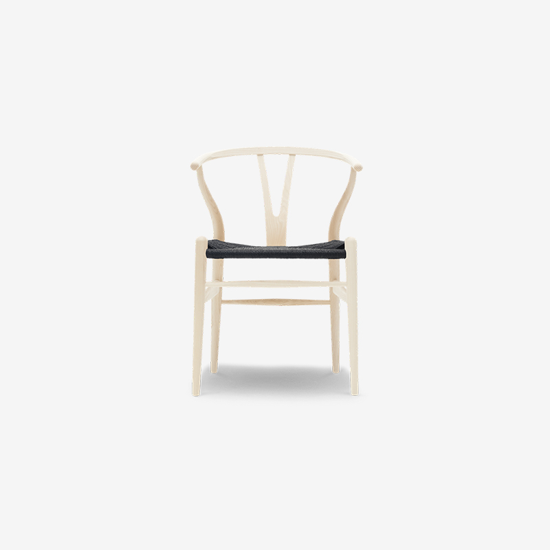 Chaise CH24 Wishbone en corde noire – Image 4