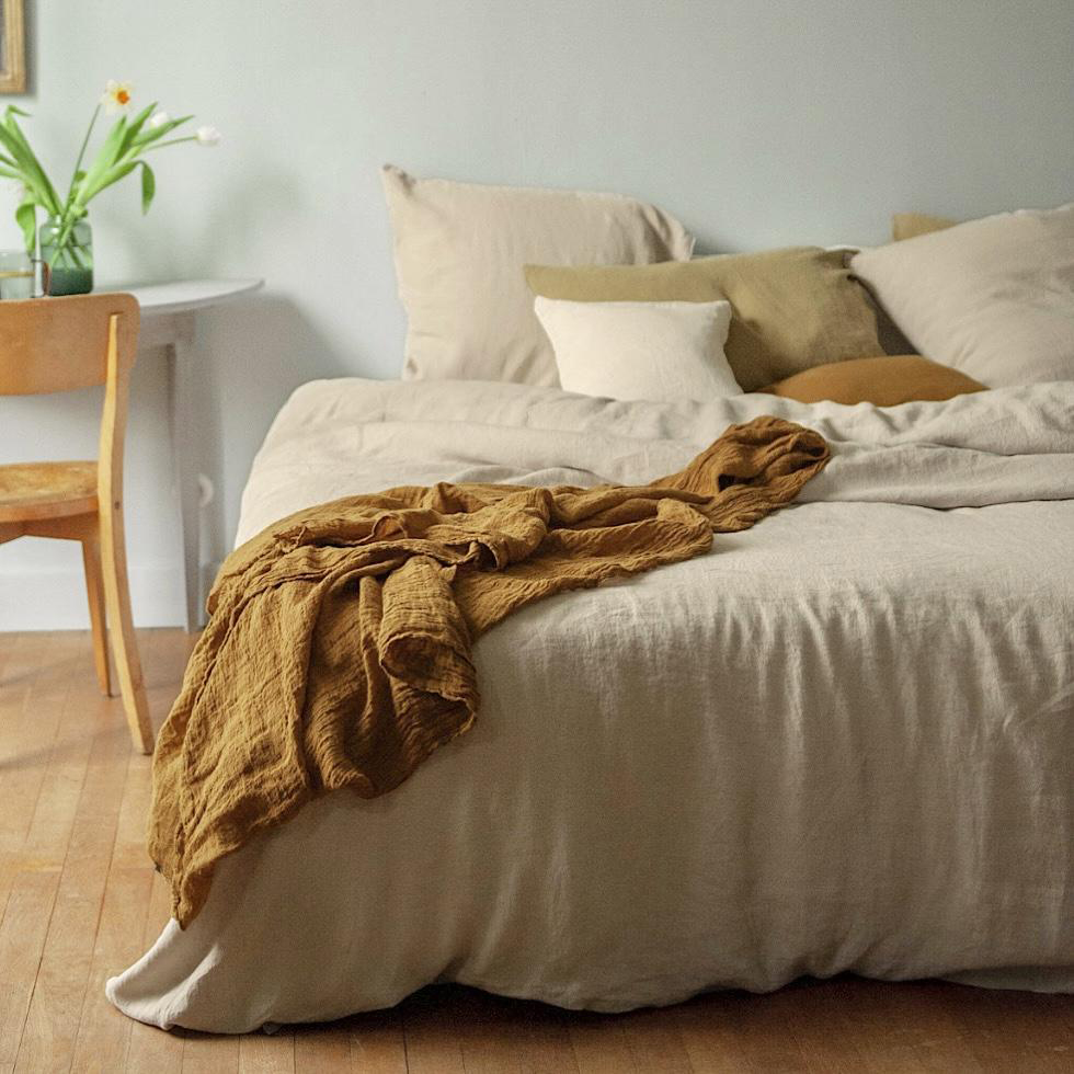 Housse de Couette en Chanvre Pur - 140x200cm – Image 5