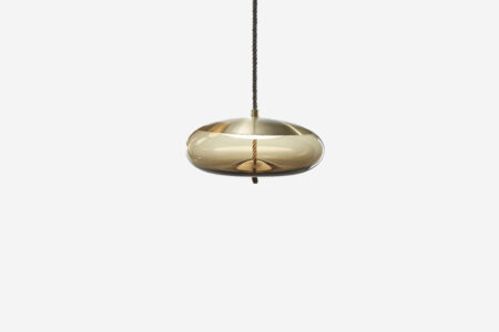Suspension Knot PC1017 - Smoke Brown et Brass