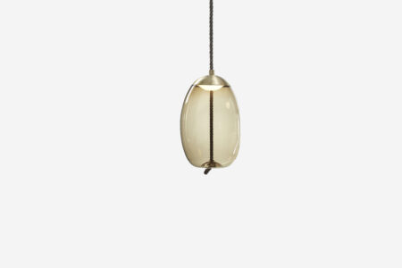 Suspension Knot PC1018 - Smoke Brown et Brass