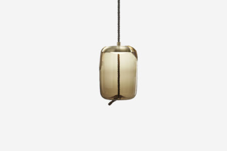 Suspension Knot PC1019 - Smoke Brown et Brass - Modèle d'exposition