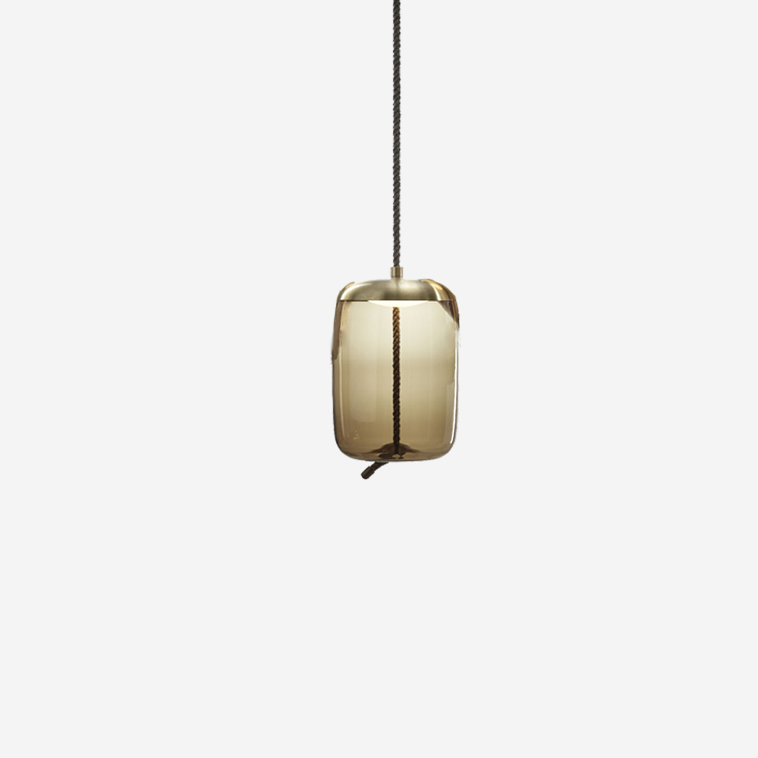 Suspension Knot PC1019 - Smoke Brown et Brass - Modèle d'exposition