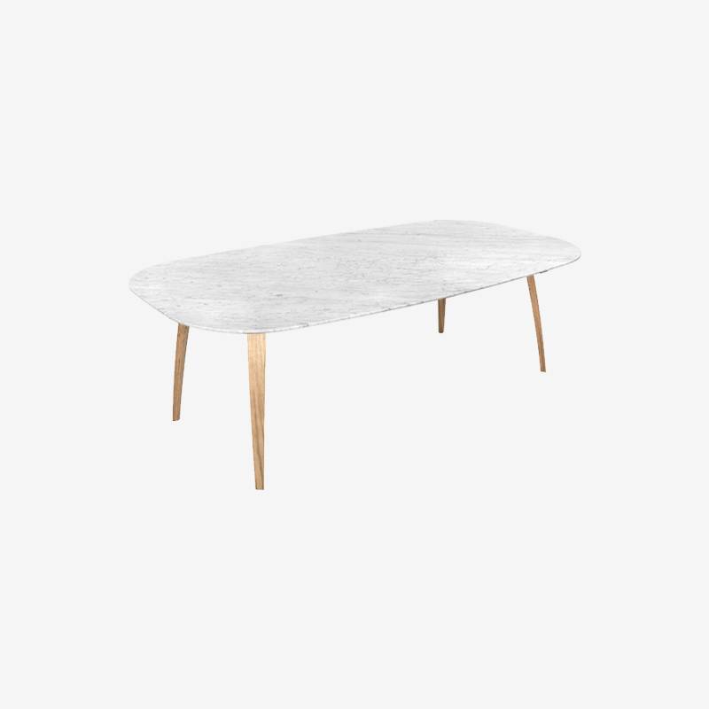 Gubi Dining Table Elliptical - Marbre – Image 4