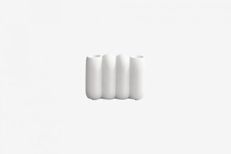 Bougeoir Tube Mini - Blanc