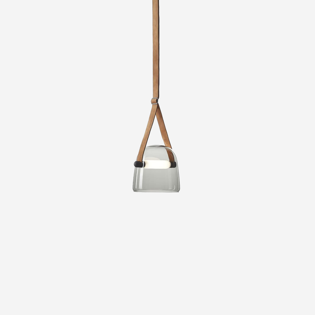 Suspension Mona Medium PC979 - Smoke Grey et Natural