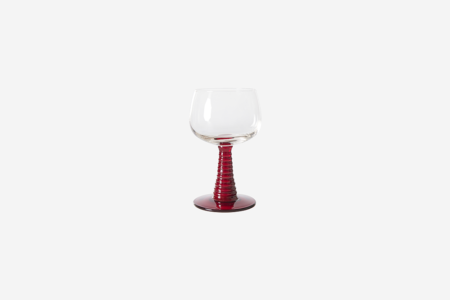 Verre Swirl - Grand - Rouge