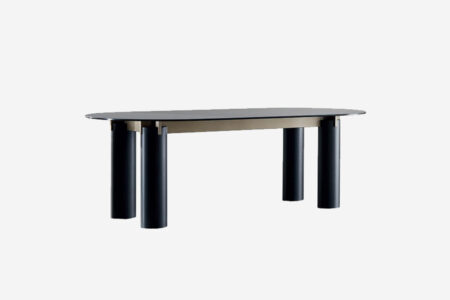 table à manger daen 34 — plateau en verre