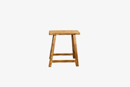 Tabouret en orme ancien - Rectangle