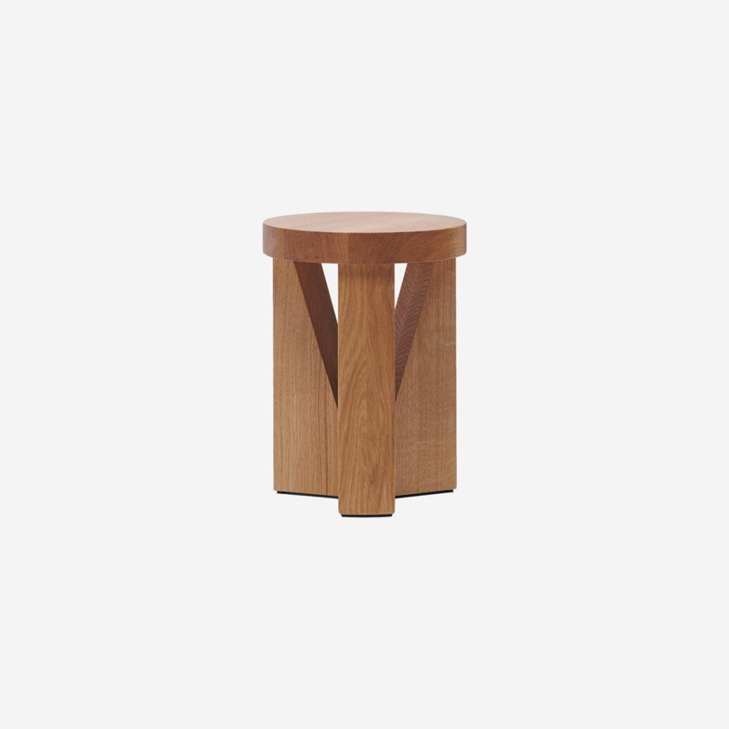 Tabouret Cugino Chêne naturel