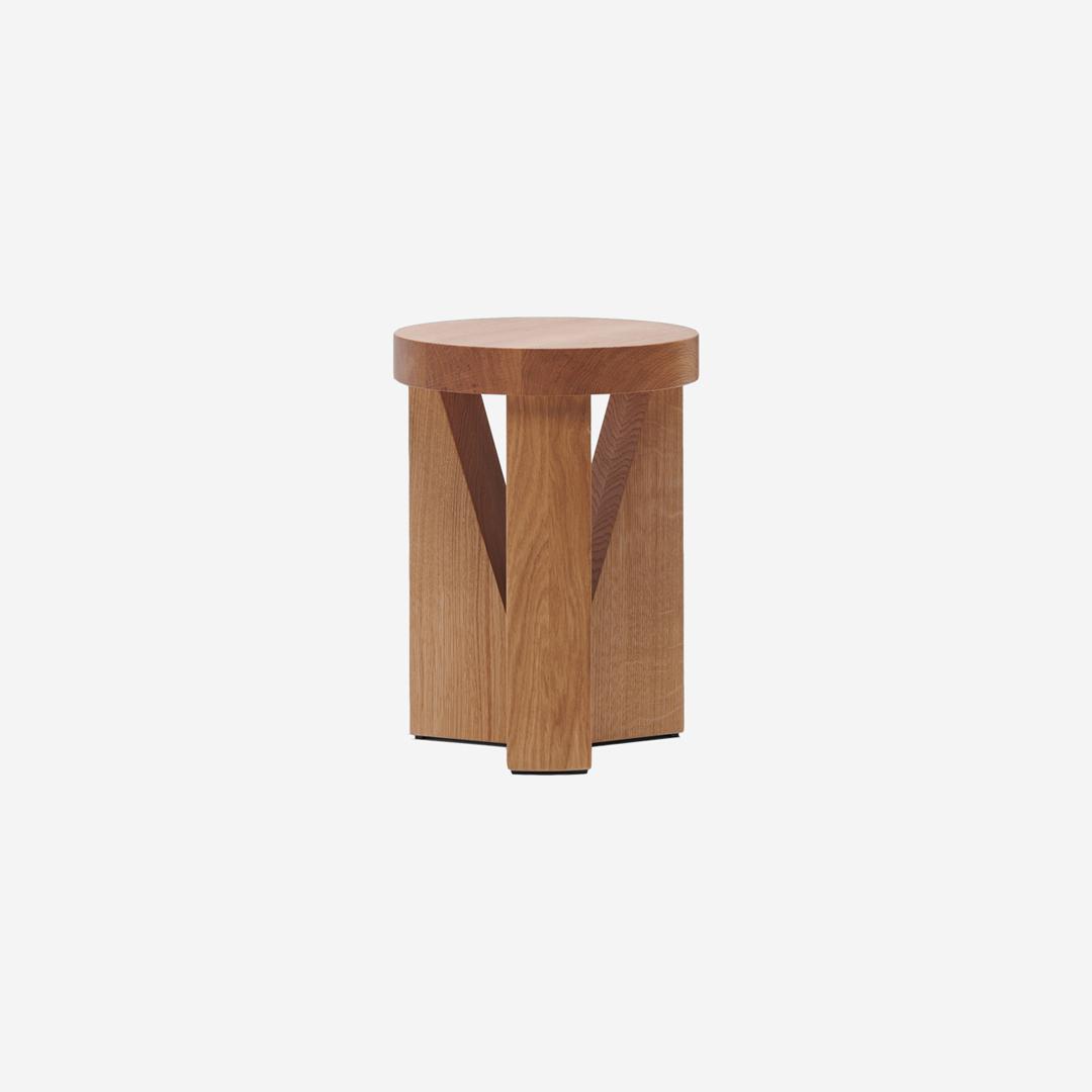 Tabouret Cugino Chêne naturel