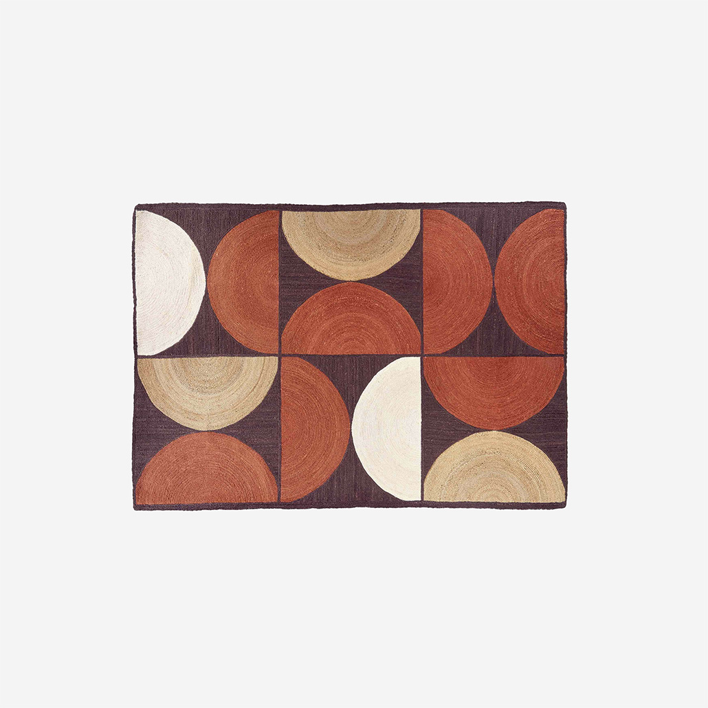 Tapis Rocky - Terracotta