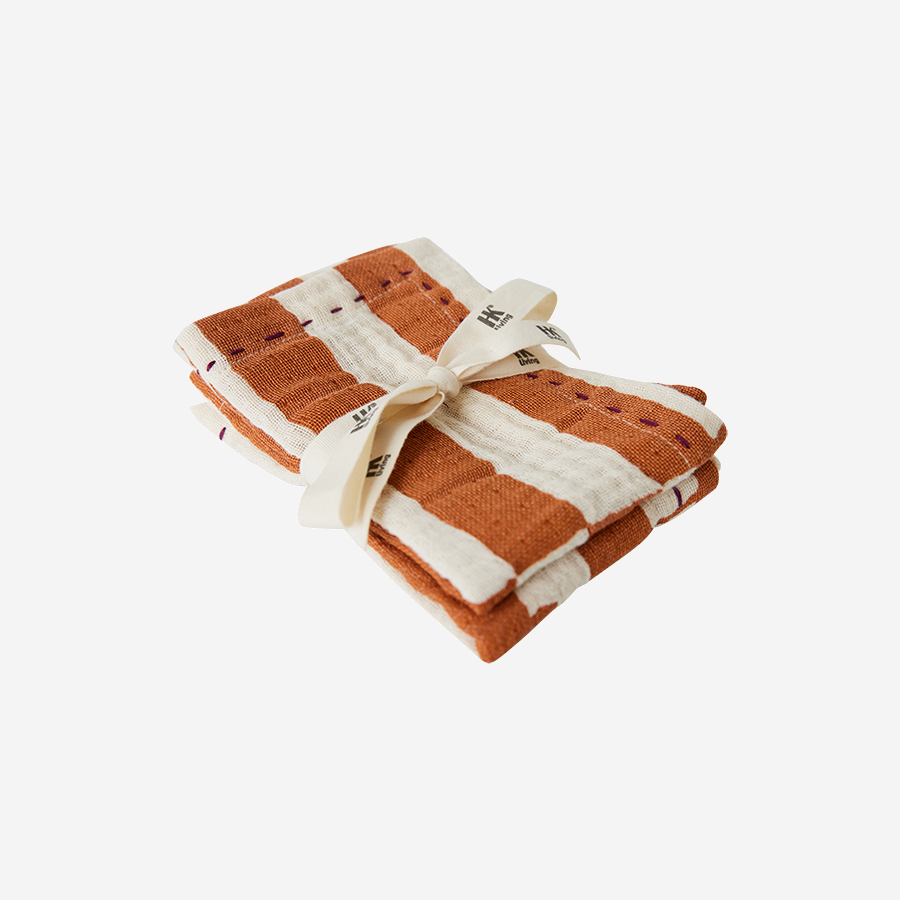 Serviettes - Rayure Mandarine – Image 5
