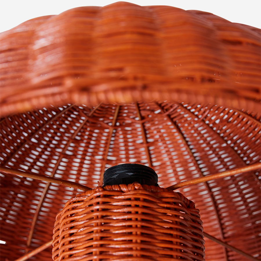 Lampe à Poser en Rotin - Corail – Image 6